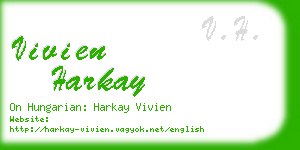 vivien harkay business card